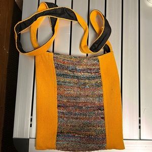 Orangey and Multi Shoulder Bag